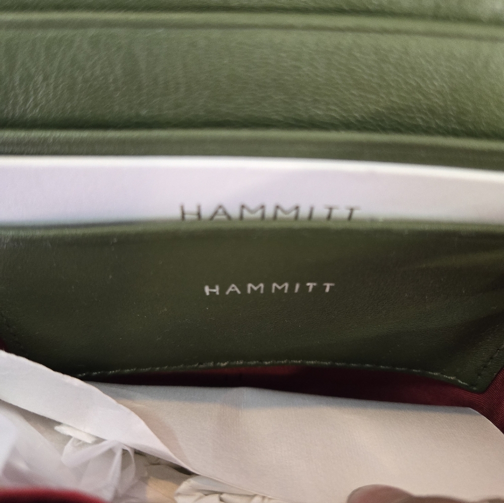 NWT Hammitt VIP MOBILE - Landscape Green/Brushed Silver - Picture 4 of 7